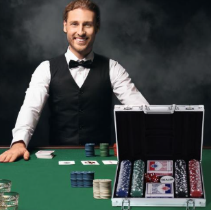 Miniatura 3 de Juego set poker tipo casino fichas carta